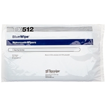BlueWipe® TX512 Dry, Non-sterile, cellulose/polyester, nonwoven wipers, bluecolor