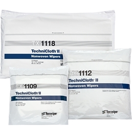 TechniCloth® II Dry Nonwoven Cleanroom Wipers, Non-Sterile