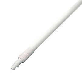 60" Fiberglass Cleanroom Mop Handle, White TX7123