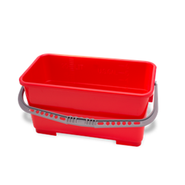 AlphaMop™ Polypropylene Rectangular Bucket Red TX7060