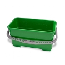 AlphaMop™ Polypropylene Rectangular Bucket Green TX7062