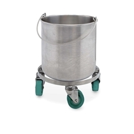 BetaMop™ Stainless Steel Bucket with Casters, 10 gallon TX7066