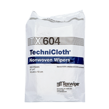 TechniCloth® TX604 Dry, Non-Sterile, cellulose/polyester, nonwoven wipers