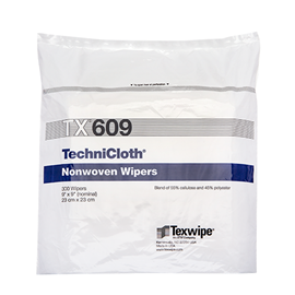 TechniCloth® TX609 Dry, Non-Sterile, cellulose/polyester, nonwoven wipers