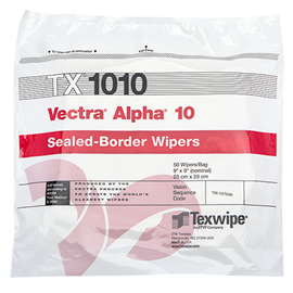 Vectra® Alpha® 10 TX1010 Dry Cleanroom Wipers, Non-Sterile