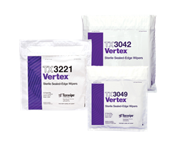 Vertex® Dry and Sterile Cleanroom Wipers