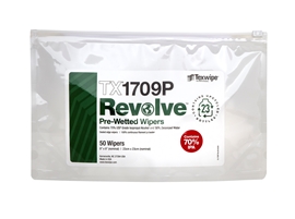 REVOLVE™ TX1709P, Pre-Wetted, Non-Sterile, Sealed Edge Wipers