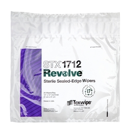 REVOLVE™ STX1712, Dry, Non-Sterile, Sealed Edge Wipers