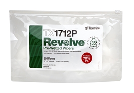 REVOLVE™ TX1712P Pre-Wetted, Non-Sterile, Sealed Edge Wipers