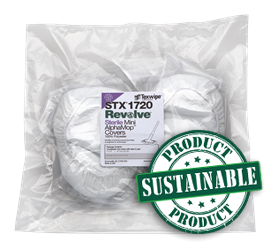 Mini AlphaMop™  STX1720 Revolve™ Sustainable Integrated Covers/Pads, Sterile