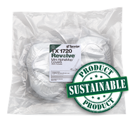 Mini AlphaMop™ / Isolator Cleaning Tool™ TX1720 Revolve™ Sustainable Integrated Covers/Pads, Non-Sterile