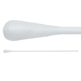 TX705P Spun Cotton Cleanroom Swab with Polystyrene Handle, Non-Sterile	