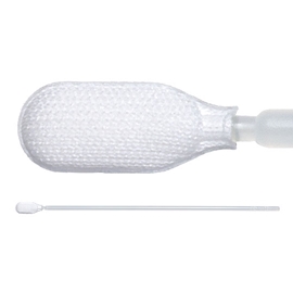 ESD-Safe Alpha® Polyester Knit Cleanroom Swab with Long Handle TX761D