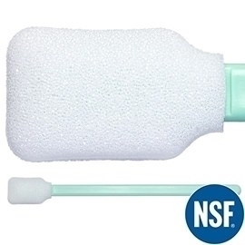 Swabs Large Rectangular Head  NSF (National Sanitation Foundation) Certification