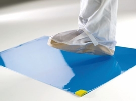 36" x 46" CleanStep™ Tacky / Adhesive Mat, Blue AMA364681B