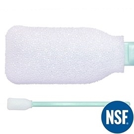 CleanFoam® TX712A Rectangular Head Cleanroom Swab, Non-Sterile NSF