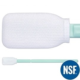 Low TOC Alpha® Polyester Knit TX714K Large Cleaning Validation Cleanroom Swab, Non-Sterile NSF