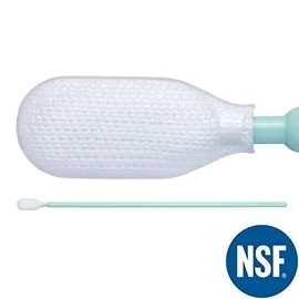 Low TOC Alpha® Polyester Knit TX761K Cleaning Validation Swab with Long Handle, Non-Sterile NSF Certified
