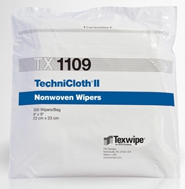 TechniCloth® II TX1109 Dry, Non-Sterile, cellulose/polyester, nonwoven wipers