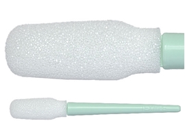 Swab and swab head close up